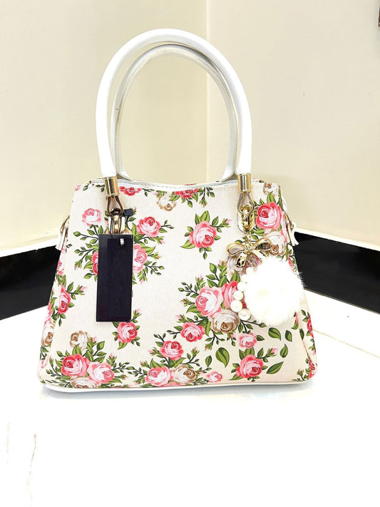 Floral Printed Handbag